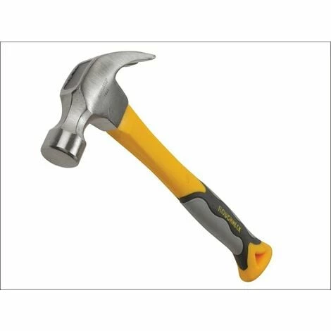 ROUGHNECK Claw Hammer Fibreglass Shaft 454g (16oz) ROU60416 ROUGHNECK Claw Hammer Fibreglass Shaft 454g (16oz) ROU60416 -ROUGHNECK SHOP 14465854 1