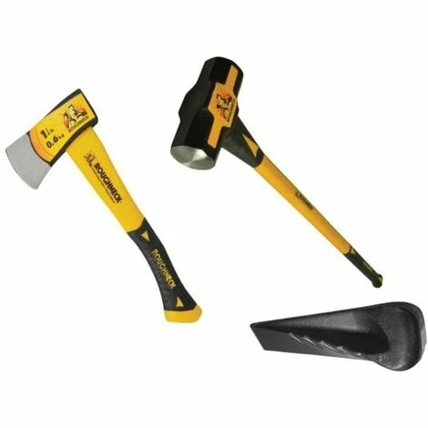 ROUGHNECK Log Splitting Set, 3 Piece ROU65502 ROUGHNECK Log Splitting Set, 3 Piece ROU65502 -ROUGHNECK SHOP 14466592 2