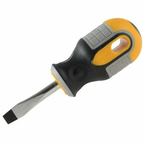 ROUGHNECK Screwdriver Flared Tip 6.0 x 38mm Stubby ROU22151 ROUGHNECK Screwdriver Flared Tip 6.0 X 38mm Stubby ROU22151 -ROUGHNECK SHOP 14467074 1
