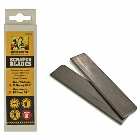 ROUGHNECK Replacement Blades For Impact Scraper (Pack 2) ROU52260 ROUGHNECK Replacement Blades For Impact Scraper (Pack 2) ROU52260 -ROUGHNECK SHOP 14993307 1