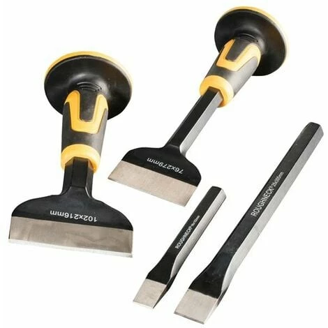 ROUGHNECK Bolster & Cold Chisel Set 4 Piece ROU31994 3 ROUGHNECK Bolster & Cold Chisel Set 4 Piece ROU31994
