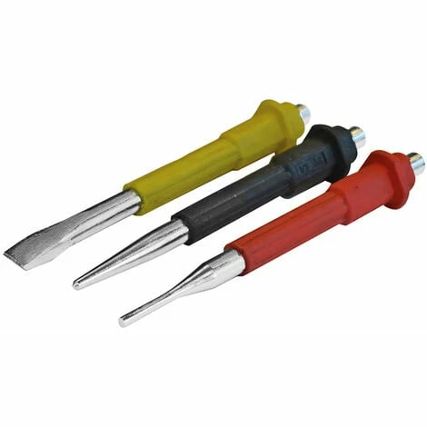 Roughneck 31-176 Punch & Chisel Set 3 Piece 3 Roughneck 31-176 Punch & Chisel Set 3 Piece