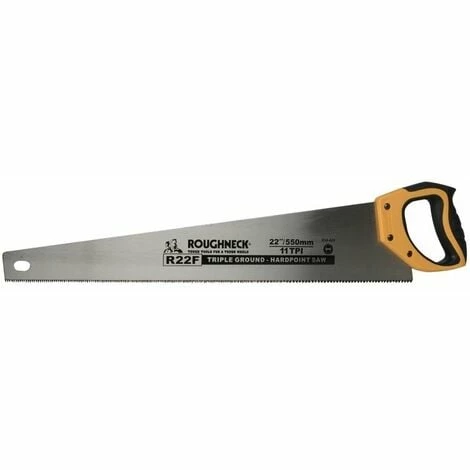 ROUGHNECK R22F Hardpoint Handsaw 550mm (22in) 11tpi ROU34424 ROUGHNECK R22F Hardpoint Handsaw 550mm (22in) 11tpi ROU34424 -ROUGHNECK SHOP 34264772 1