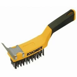 Roughneck Carbon Steel Wire Brush Soft Grip 3