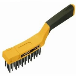 Roughneck Carbon Steel Wire Brush Soft Grip 3
