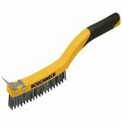 Roughneck Stainless Steel Wire Brush Soft Gri