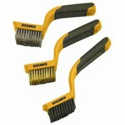 Roughneck Wide Brush Set Of 3 Soft Grip