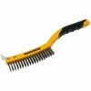 Roughneck - Stainless Steel Wire Brush Soft Grip With Scraper 355mm (14in) - 3 Row 1 Roughneck - Stainless Steel Wire Brush Soft Grip With Scraper 355mm (14in) - 3 Row -ROUGHNECK SHOP 54531909 1