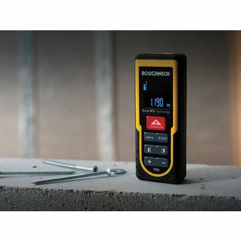 Roughneck P50 Laser Distance Measure 50m Roughneck P50 Laser Distance Measure 50m -ROUGHNECK SHOP 58455824 2