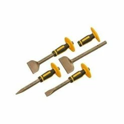 Heavy Duty 4pc Roughneck Gorilla Chisel & Bolster Hammer Head Set ROU31934